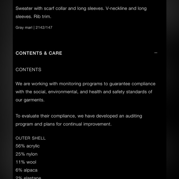 Women Zara Knit Sweater With Scarf Size Small - Picture 8 of 9